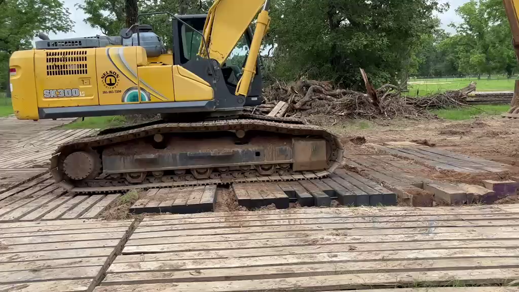 Durability Test: 8-Inch Thick Recycled Crane Mat